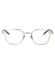 Saint Laurent Silver-Crystal-Transparent Metal Glasses