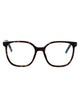 Saint Laurent Havana-Havana-Transparent Recycled Acetate Glasses