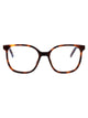 Saint Laurent Havana-Havana-Transparent Recycled Acetate Glasses