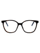 Saint Laurent Havana-Havana-Transparent Acetate Glasses