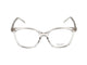 Saint Laurent Beige-Beige-Transparent Acetate Glasses