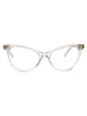 Saint Laurent Beige-Beige-Transparent Acetate Glasses