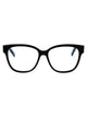 Saint Laurent Black Black Transparent Acetate Glasses
