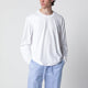 Tekla White Longsleeve Tshirt