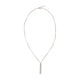 Mm6 Maison Margiela Collana Minimal Necklace - - Metal - Silver