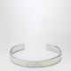 Mm6 Maison Margiela Numeric Logo Rigid Bracelet In Silver-Tone Metal