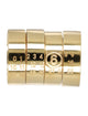 Mm6 Maison Margiela Mm6 Maison Margiela Stacked Numeric Metal Ring
