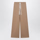 'S Max Mara Camel Cotton Jersey Trousers