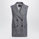 Max Mara S Doublebreasted Pinstripe Linen Vest