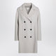 'S Max Mara Sand-Coloured Midi Coat In Wool Drap