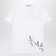 'S Max Mara White Cotton T-Shirt With Logo Print