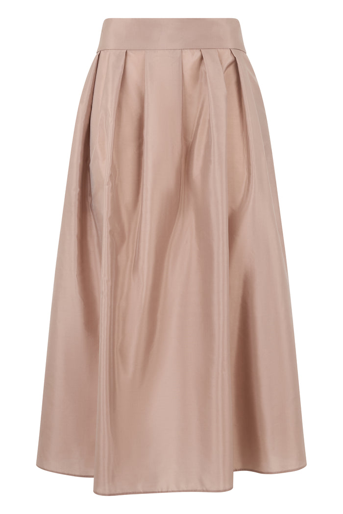 S Max Mara Midi Skirt In Taffeta