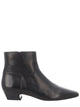 Stuart Weitzman Black Lamb Lthr Cow Lthr Boots