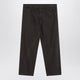Prada Vintage-Effect Brown Cotton Trousers