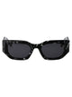 Philipp Plein Nero Marmorizzato Acetate Sunglasses