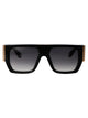 Philipp Plein Black Acetate Sunglasses