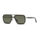 Philipp Plein Silver Green Metal Sunglasses