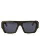 Philipp Plein Matte Green Acetate Sunglasses