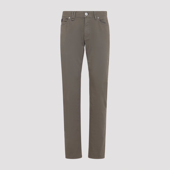 Brioni Grey Meribel Cotton Jeans