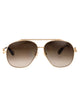 Roberto Cavalli Gold Metal Sunglasses