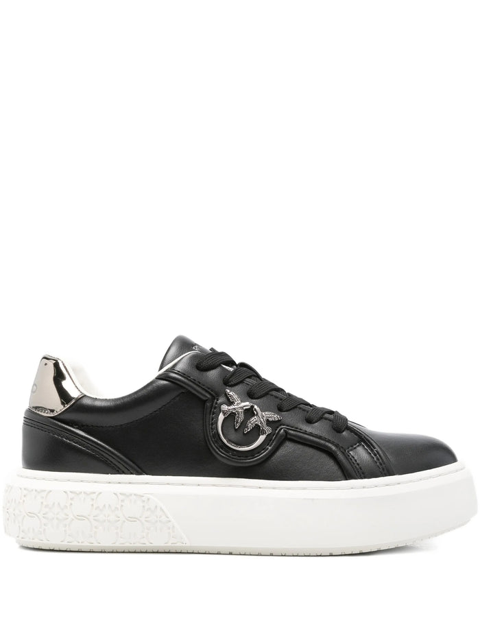 Pinko Black Leather Yoko 06