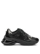 Pinko Black Fabric Rubber Sneakers