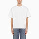 Séfr White Cotton Crew-Neck T-Shirt