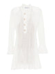 Self-Portrait Pointelle Knit Mini Dress