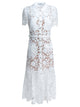 Self-Portrait Lace Midi Dress