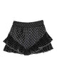 Self-Portrait Polka Dot Frill Mini Skirt