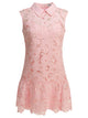 Self-Portrait Self-Portrait Lace Collared Mini Dress