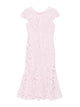 Self-Portrait Lace Scoop Back Midi Dress
