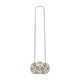 Self-Portrait Crystal Clutch - - Satin - Ivory