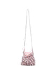 Self-Portrait Silver Crystal Chainmail Mini Bag
