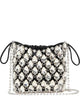 Self-Portrait Silver Crystal Chainmail Mini Bag