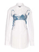 Jean Paul Gaultier White Shirt With Frontal Buttons Closure