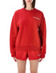 Sporty & Rich Sporty & Rich Modern Crewneck Sweatshirt - Ruby