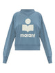 Isabel Marant Slate Blue Ecru Cotton Jersey