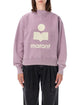 Isabel Marant Etoile Moby Sweatshirt In Rosewood Cotton With Logo