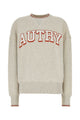 Autry Melange Light Grey Cotton Main Wom Sweatshirt