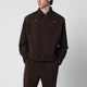 Needles Piping Cowboy Jacket In Stretch Polyester Brown