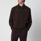 Needles Piping Cowboy Jacket In Stretch Polyester Brown