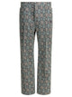 Needles Boot Cut Blue Polyester Casual Pants