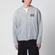 Needles Grey Cotton "Deconstructed" Zipup Sweatshirt