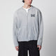 Needles Grey Cotton "Deconstructed" Zip-Up Sweatshirt