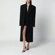 The Andamane Black Singlebreasted Coat With Structured Shoulders