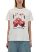 Ganni Basic Jersey Cherry Relaxed T-Shirt
