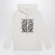 Max Mara Taddeo Hooded Virgin Wool Sweater In White