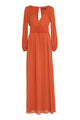 Max Mara Tasca Silk Maxi Dress