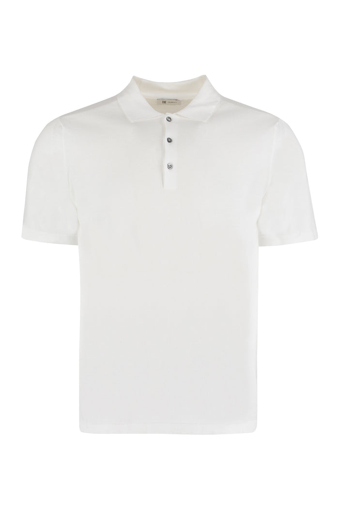 The (Alphabet) Cotton Knit Polo Shirt